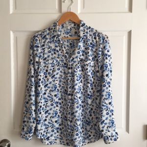 Floral long sleeve blouse